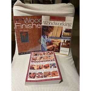 Lot of 3 woodworking books
